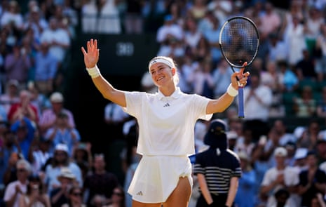 Muchova celebrates