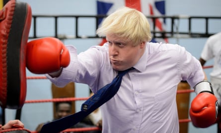 Boris Johnson at the Fight for Peace academy in Woolwich, London, October 2014