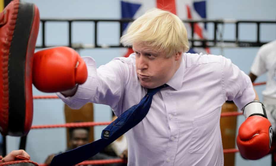 Boris Johnson at the Fight for Peace academy in Woolwich, London, October 2014