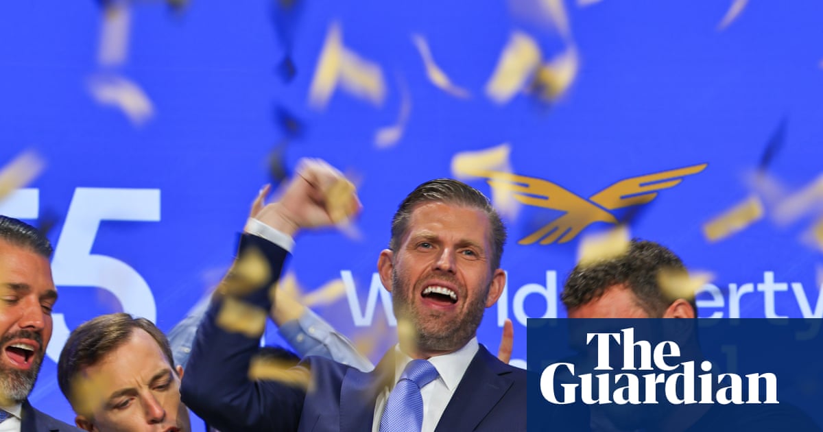 Trump fortune balloons by billions after family firm's crypto token starts trading