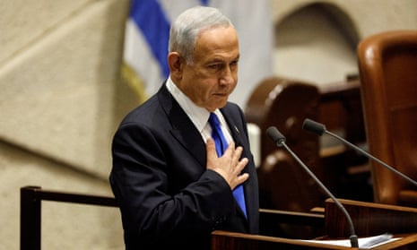 Benjamin Netanyahu and Israel’s right-wing government are sworn in last month.