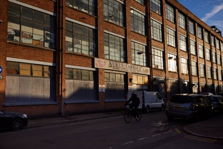 A garment factory in the Spinney Hills area of Leicester.