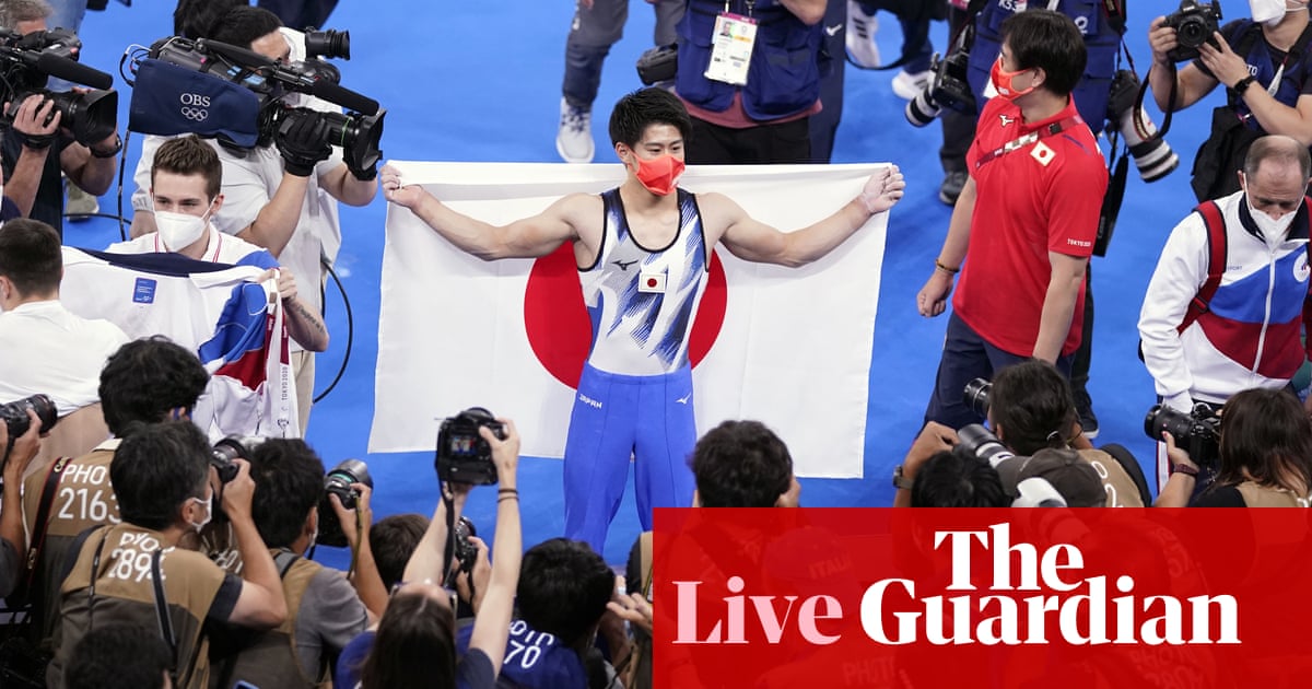 tokyo 2020 hashimoto wins gold biles out of all around final as it happened sport the guardian