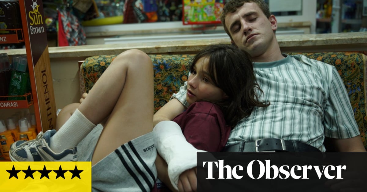 Aftersun review – beach holiday with Paul Mescal and daughter is a sunny delight