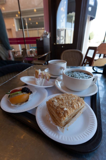 Pastry and coffee