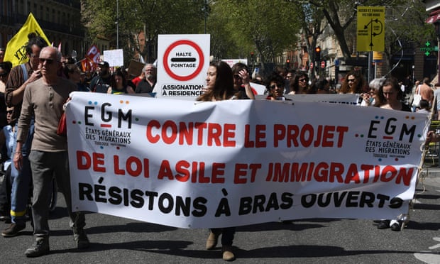 Protesters in Toulouse