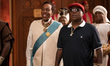 Arsenio Hall and Tracy Morgan in Coming 2 America.