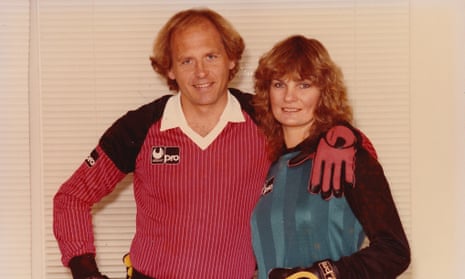 Dr Joe and his wife Barbara in 1983. ‘My first television game of any significance was the Tottenham-Leicester City FA Cup final on the Wide World of Sports in 1961.’