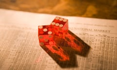 Dice on stock market pages