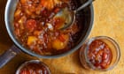 Nigel Slater's recipes for mango and tomato chutney, and apricots in muscat and brandy