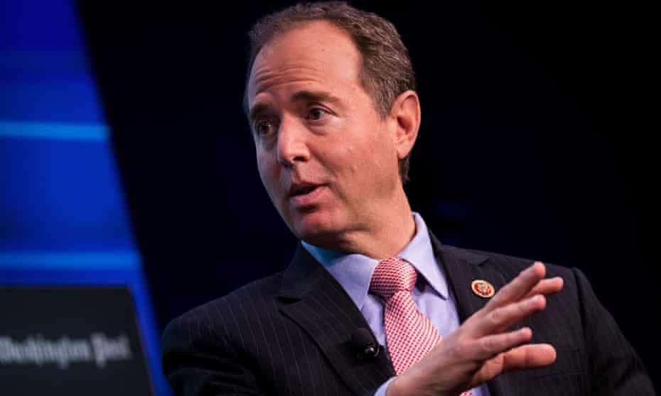 Adam Schiff speaks during a discussion in Washington earlier this month.