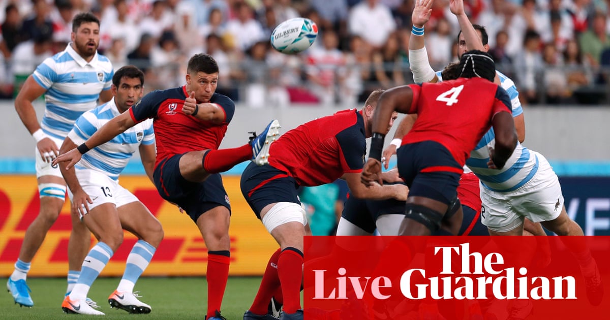 England v Argentina: Rugby World Cup 2019 – live!