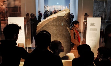 Rosetta Stone and                visitors