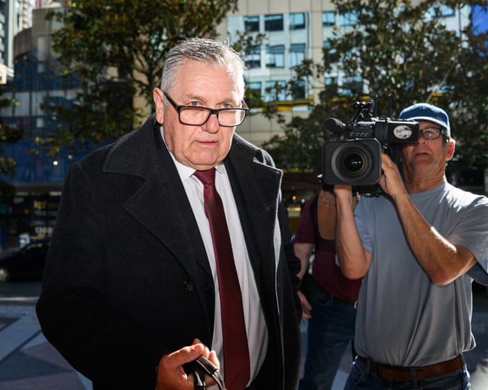 Rival Ray Hadley tells Alan Jones trial that alleged victim ‘broke down and sobbed’ when detailing assaults