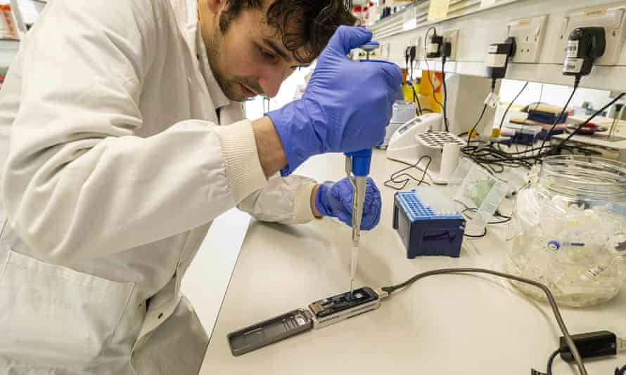 An Oxford Nanopore sequencer.