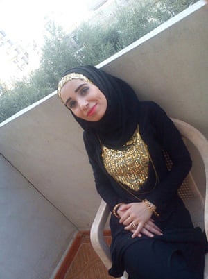 A photograph of Ruqia Hassan posted on Twitter