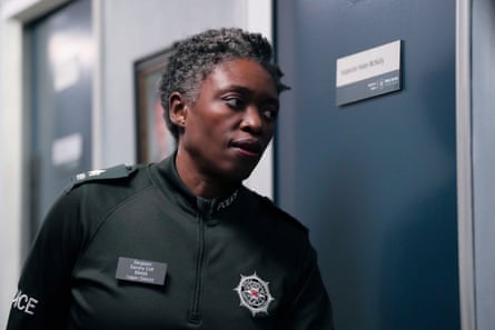 Andi Osho as Sandra Cliff in series three of BBC’s Blue Lights.