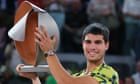 Carlos Alcaraz savours the attention as he returns to world No 1 spot