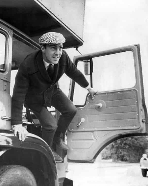 Jimmy Greaves hard at work in his other job.