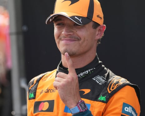 Lando Norris grabs F1 Hungarian GP pole while Hamilton and Antonelli are penalised | Formula One 2026 | The Guardian