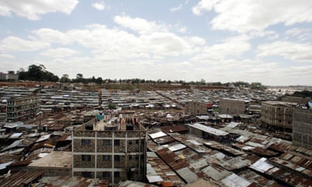 The sprawling Mathare slums in Nairobi: most African cities ‘devote only 10% of their land’ to public and street space.