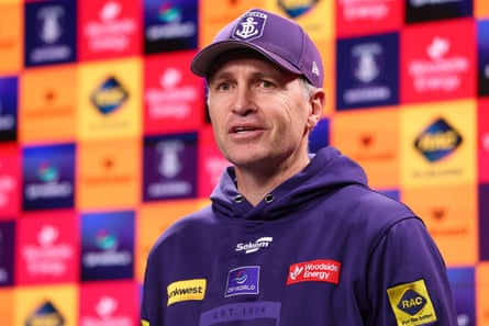 Dockers coach Justin Longmuir.