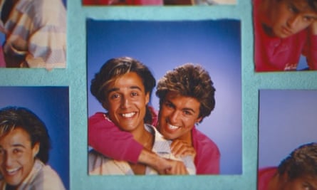 Andrew Ridgeley and George Michael in Wham!