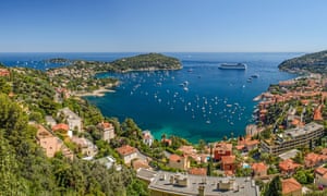 High Level Panorama of Viilefranche Cote d’Azur
