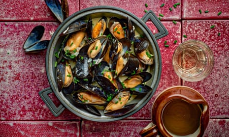 Michel and Albert Roux’s mussels in cider.