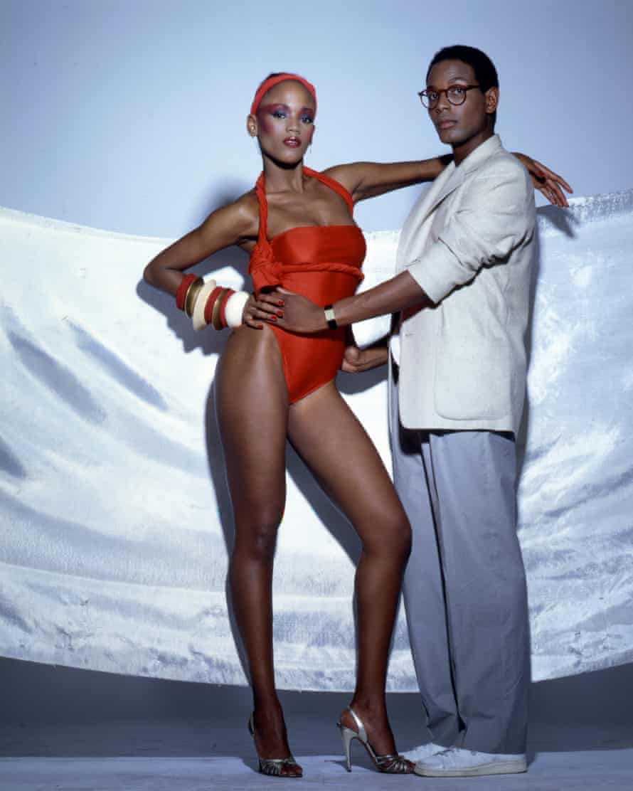 American fashion model Toukie Smith and her brother, fashion designer Willi Smith.