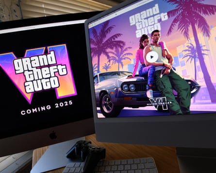 Delayed again … Grand Theft Auto VI.