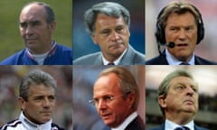 England managers since Sir Alf Ramsey