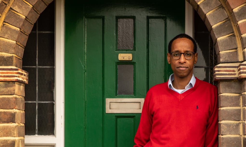 Hashi Mohamed photographed at home in London by Antonio Olmos for the Observer.