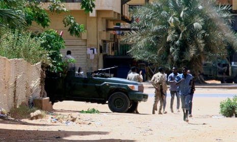 Militares sudaneses en Jartum.