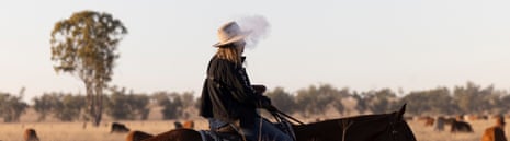 Kodee Judge riding Walter (white horse).