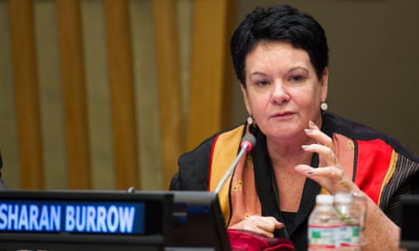 Sharan Burrow says an employer group opposing a binding global convention against gender-based workplace harassment and violence is ‘appalling’. 