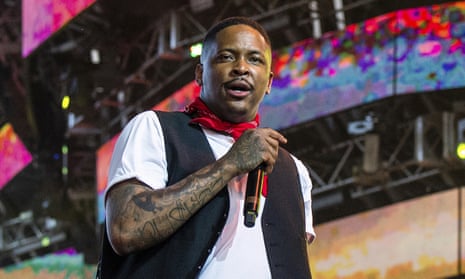The rapper YG performing at the Coachella festival in Indio, California, in April last year. 