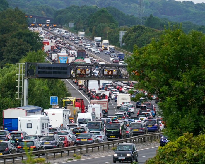 Bank holiday weekend travel disruption expected on British roads and rail