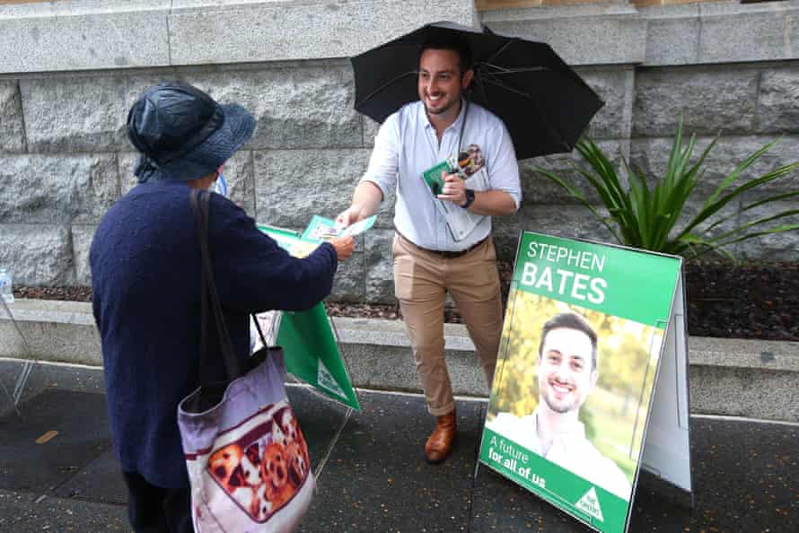 Greens candidate Stephen Bates.