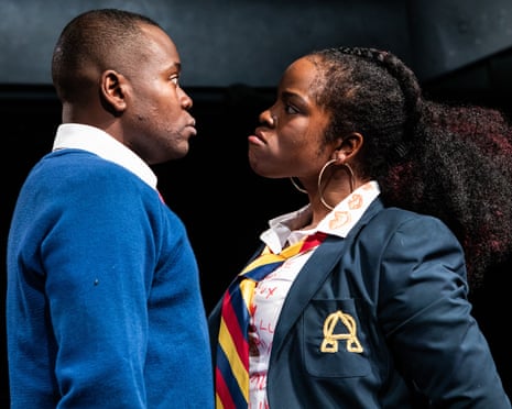 Anyebe Godwin and Rachel Nwokoro in Little Baby Jesus at the Orange Tree, London.