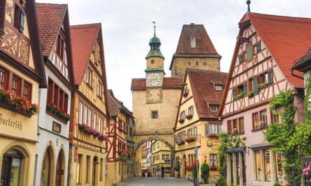 Medieval Rothenburg, Bavaria.