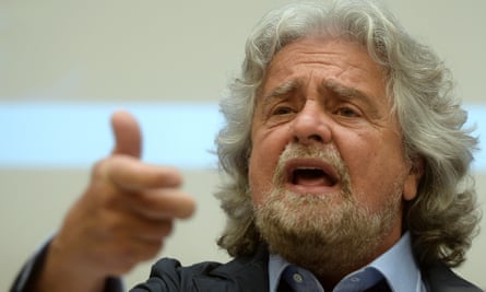 Comedian, actor and political activist Beppe Grillo.