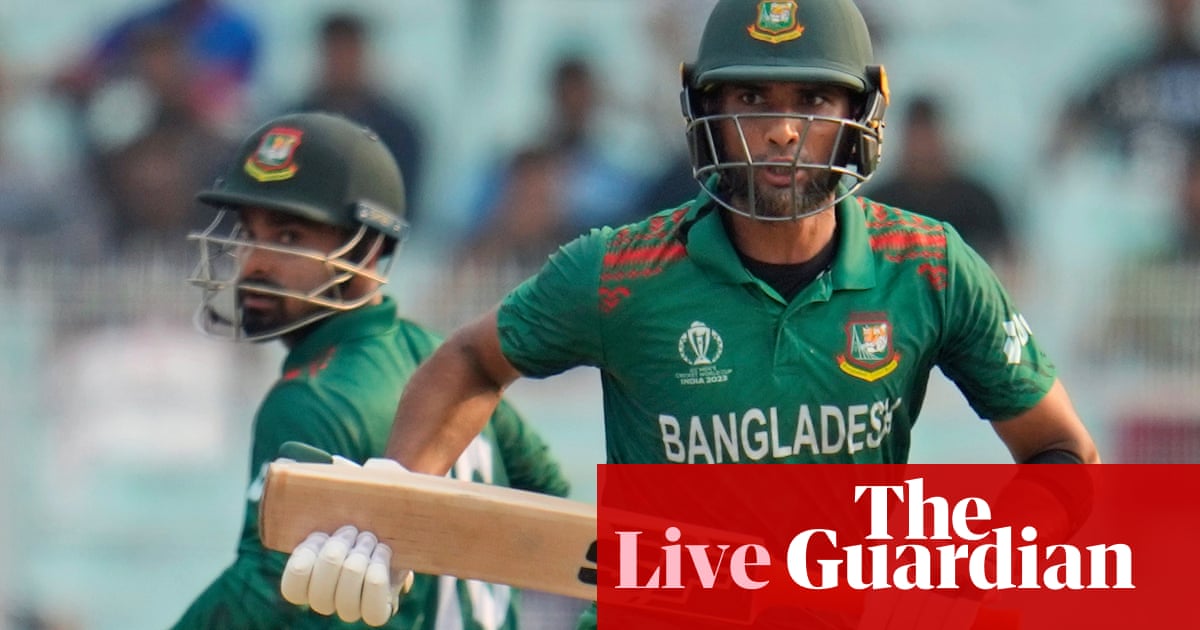 Pakistan v Bangladesh: Cricket World Cup 2023 – live