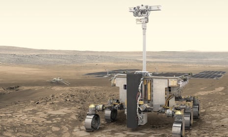 Model of the European Space Agency’s ExoMars rover for 2020