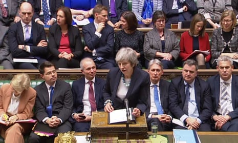 Theresa May tells the Commons that the Brexit withdrawal bill will be deferred. 