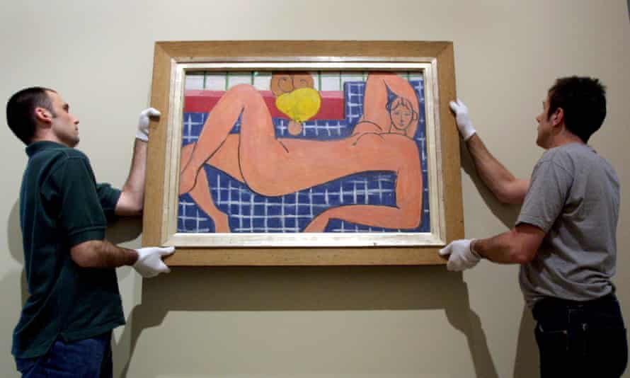 Matisse’s Large Reclining Nude at the Royal Academy of Arts in London in 2001.