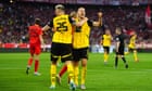 Bayern Munich maintain lead at top despite Anton’s leveller for Dortmund
