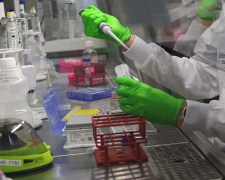 Research laboratory of BioNTech in Mainz