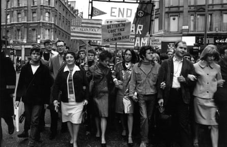 Marc, Bolan, Joan Baez, Donovan and Vanessa Redgrave at a march.