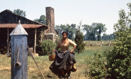 Oprah Winfrey as Sethe in the 1998 film version of Beloved.
